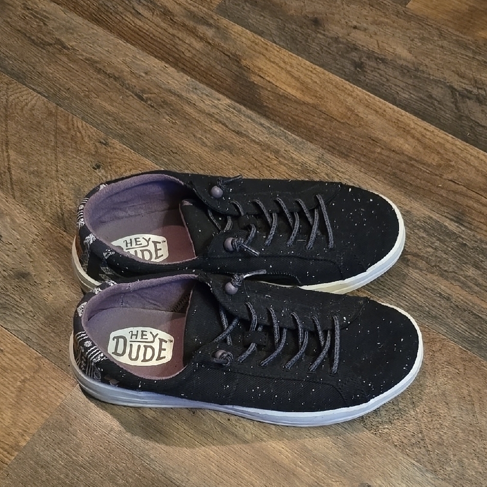 Hey Dude Women's Black Sneakers